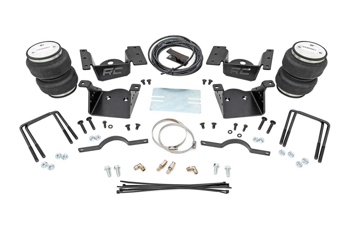 Chevrolet Silverado 2500 HD Air Spring Kit - Rear - Rough Country - 0-7.5